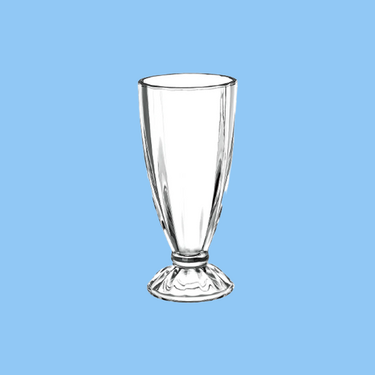Heena's Haven 6 Pieces Glass Milk shake Cup 342 ml Set