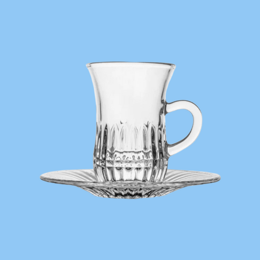 Heena's Haven 12 Piece Tea Cups & Saucers Legion Set