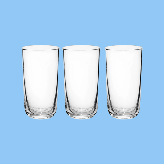 Heena's Haven 3 Piece Glass Clio Long Drink 320 ml Set