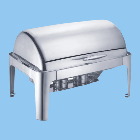 Heena's Haven Stainless Steel Rectangular Chafing Dish 9 Liter with Fuel Holder
