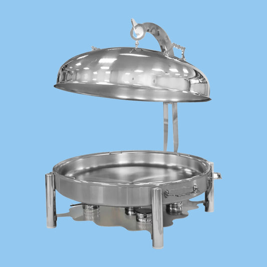 Heena's Haven Stainless Steel Heavy Duty 80 cm Round Chafing Dish