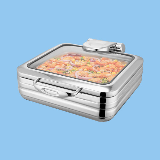 Heena's Haven Stainless Steel Sicily Induction Chafers 5.5 L