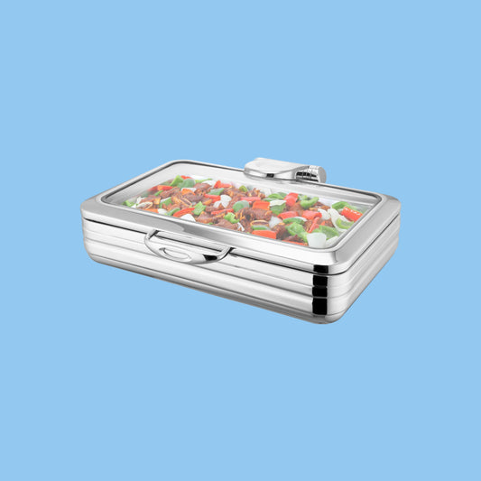 Heena's Haven Stainless Steel Sicily Induction Chafers 8.5 L