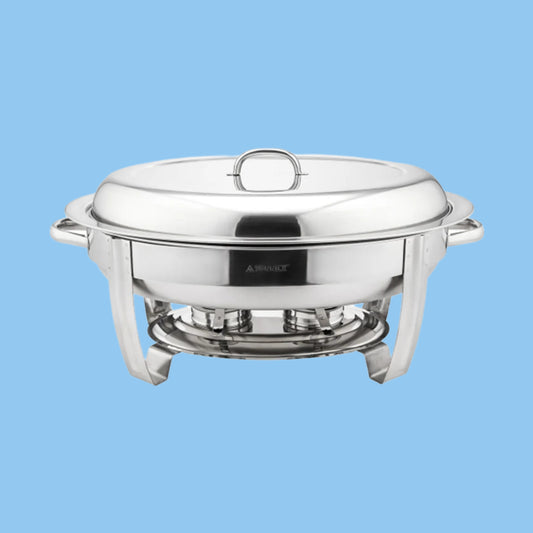 Heena's Haven Stainless Steel Regal Oval Chafer 5.5 L