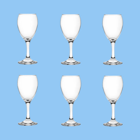Heena's Haven 6 Pieces Water Goblet 195 ml Set
