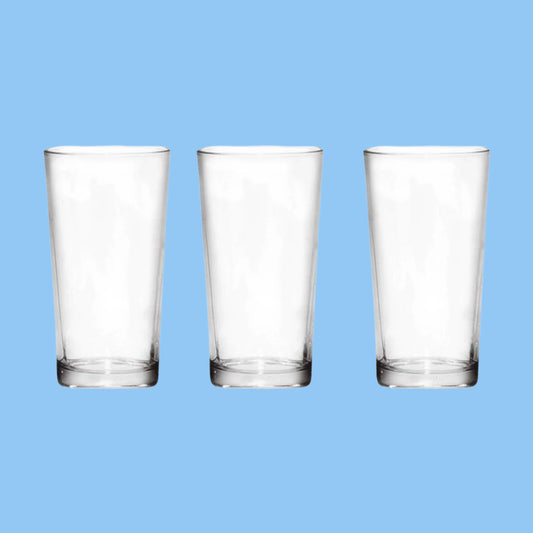 Heena's Haven 3 Piece Glass Linda Long Drink 250 ml Set