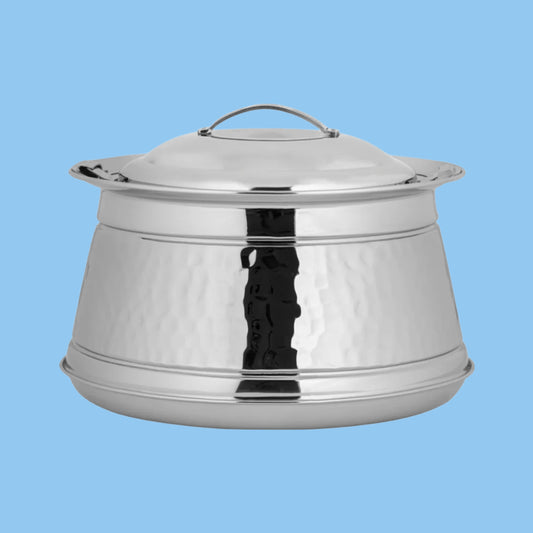 Heena's Haven 23 - 37 Silver Stainless Steel Hot Pot
