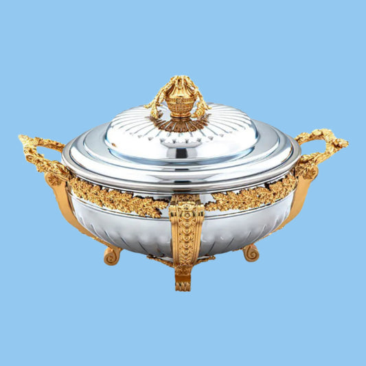 Heena's Haven Gold Stainless Steel Hot Pot - Serving Pot