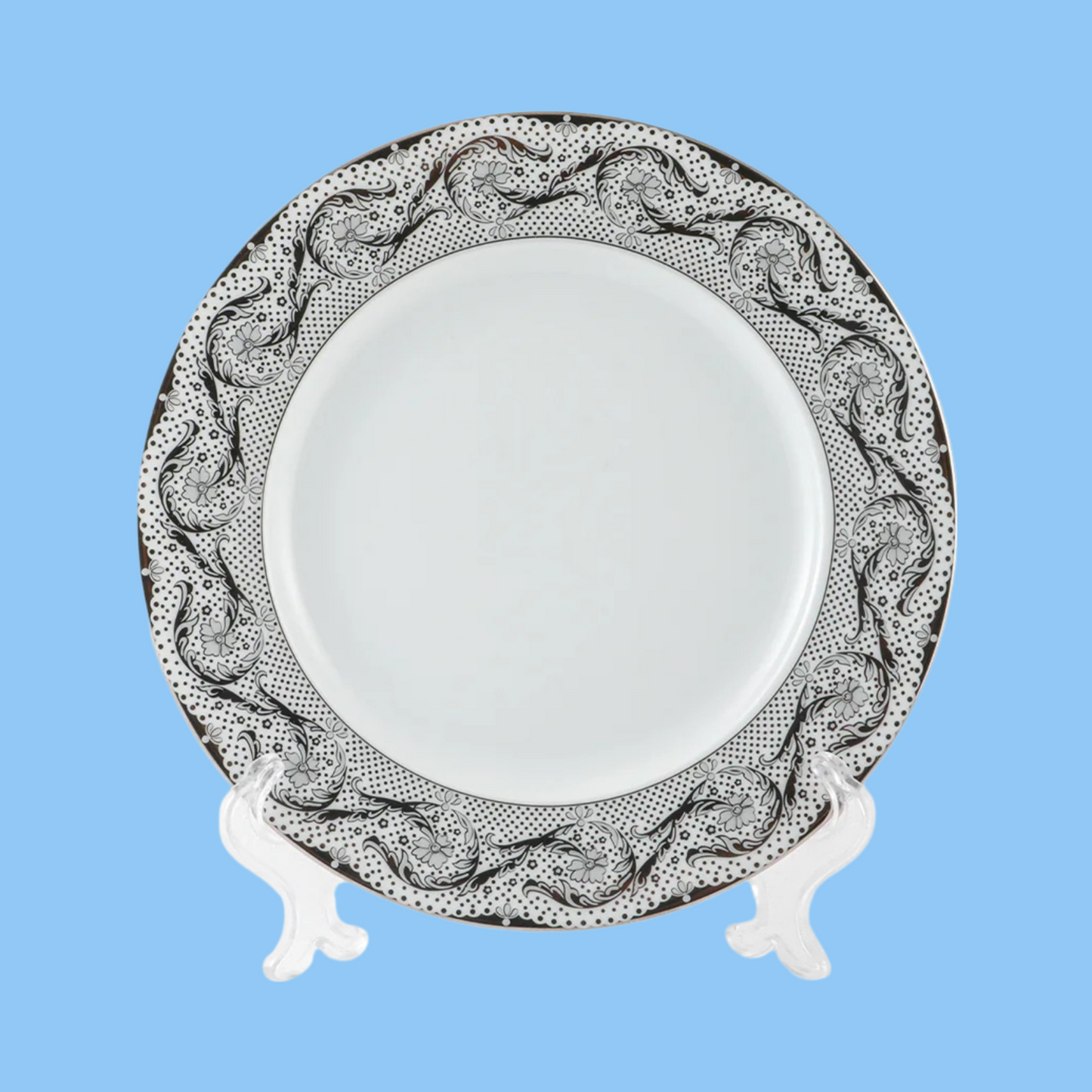 Heena's Haven 6 Piece Porcelain Dinner VIP Plate Set