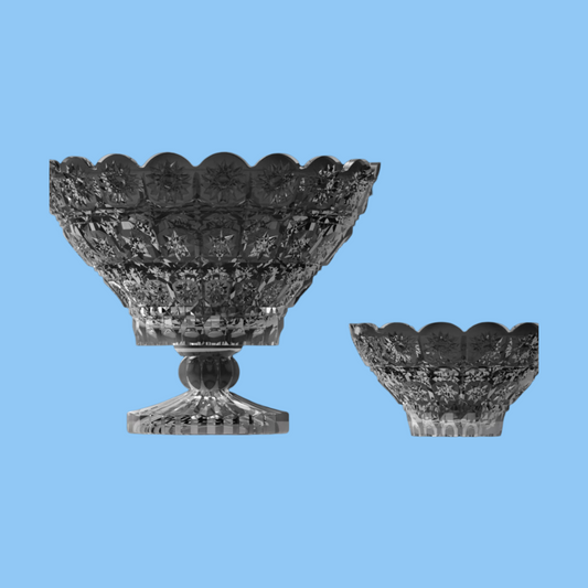Heena's Haven 7 Piece Bohemia Sakara Glass Bowl Set