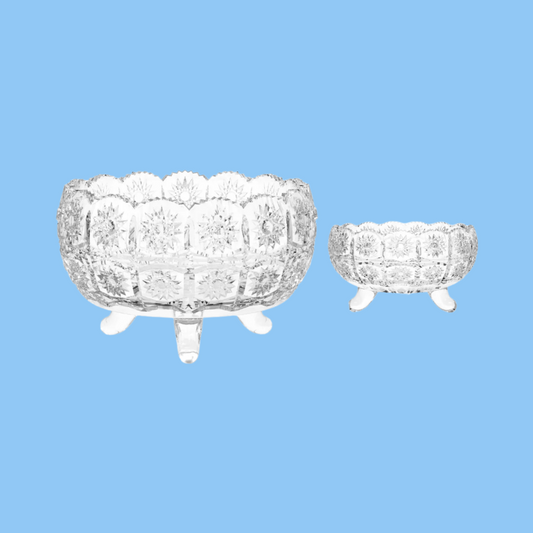 Heena's Haven 7 Piece Bohemia Glass Bowl Set