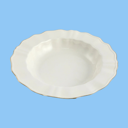 Heena's Haven 6 Piece Porcelain Deep Plate Set 8.5"