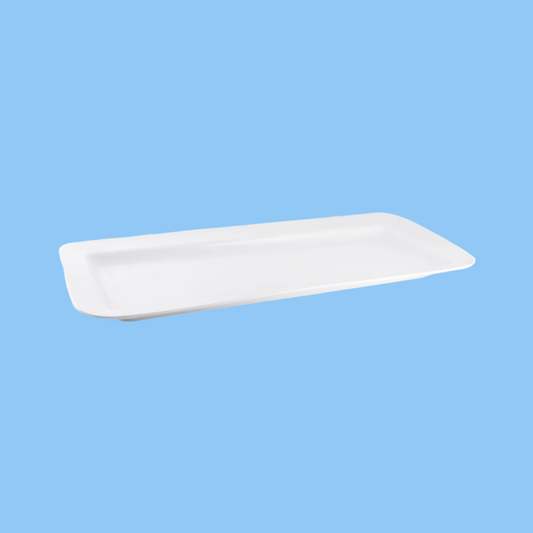 Heena's Haven Ivory Porcelain Rectangular Buffet Plate