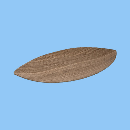 Heena's Haven Melamine Wooden Leaf Plate 17.5"
