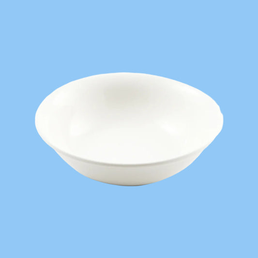 Heena's Haven 6 Piece Ivory Rimmed Thick Deep Bowls Set