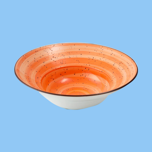 Heena's Haven Color Glaze Porcelain Pasta & Soup Plate