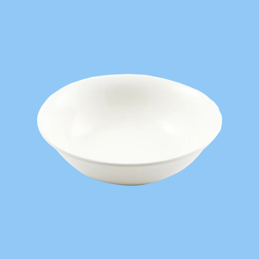 Heena's Haven 4 Piece Ivory Rimmed Thick Deep Bowls Set