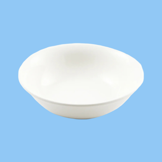 Heena's Haven 3 Piece Ivory Rimmed Thick Deep Bowls Set