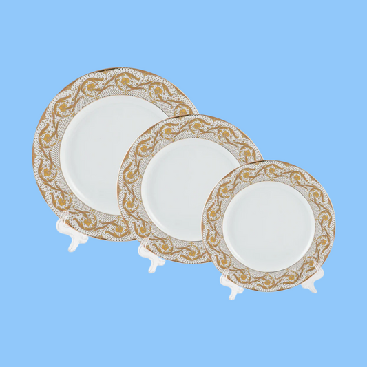 Heena's Haven 6 Piece Porcelain Salad VIP Plate Set