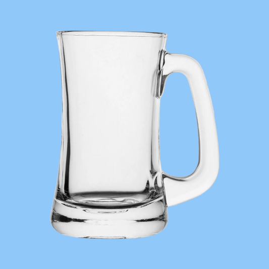 Heena's Haven 6 Pieces Glass Mug 375 ml Set