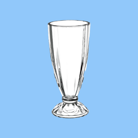 Heena's Haven 6 Pieces Glass Milk shake Cup 342 ml Set