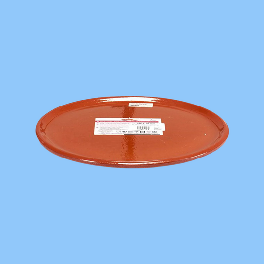 Heena's Haven Brown Clay Pizza Plate