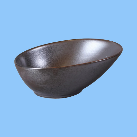 Heena's Haven Rustic Porcelain Reactive Glaze Bowl 18.1 cm x 14.2 cm