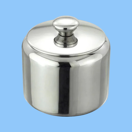 Heena's Haven Stainless Steel Sugar Bowl 0.28 L