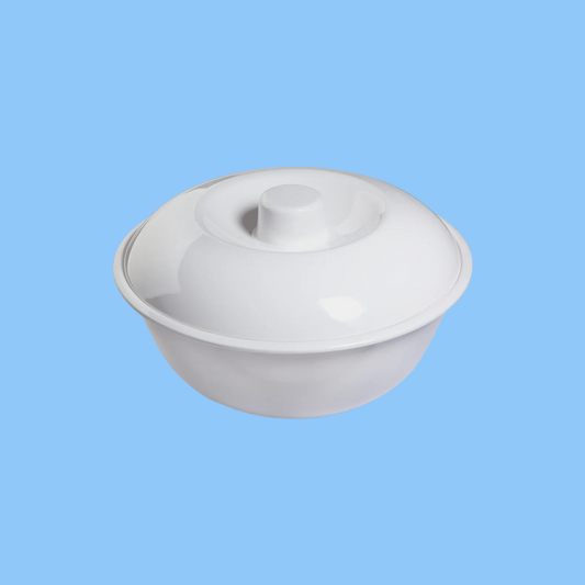 Heena's Haven Melamine Soup Bowl with Lid 10
