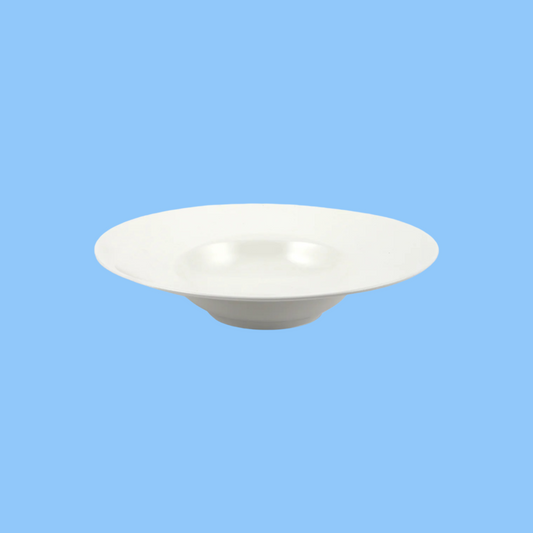 Heena's Haven Ivory Porcelain English Soup Plate