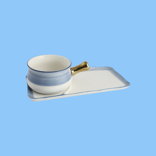 Heena's Haven 2 Piece Porcelain Breakfast Set