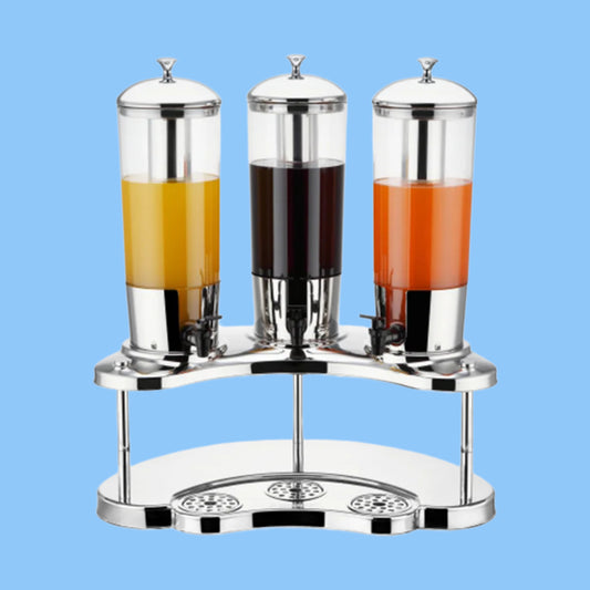 Heena's Haven Stainless Steel Half Moon Bay Beverage Dispenser 3L