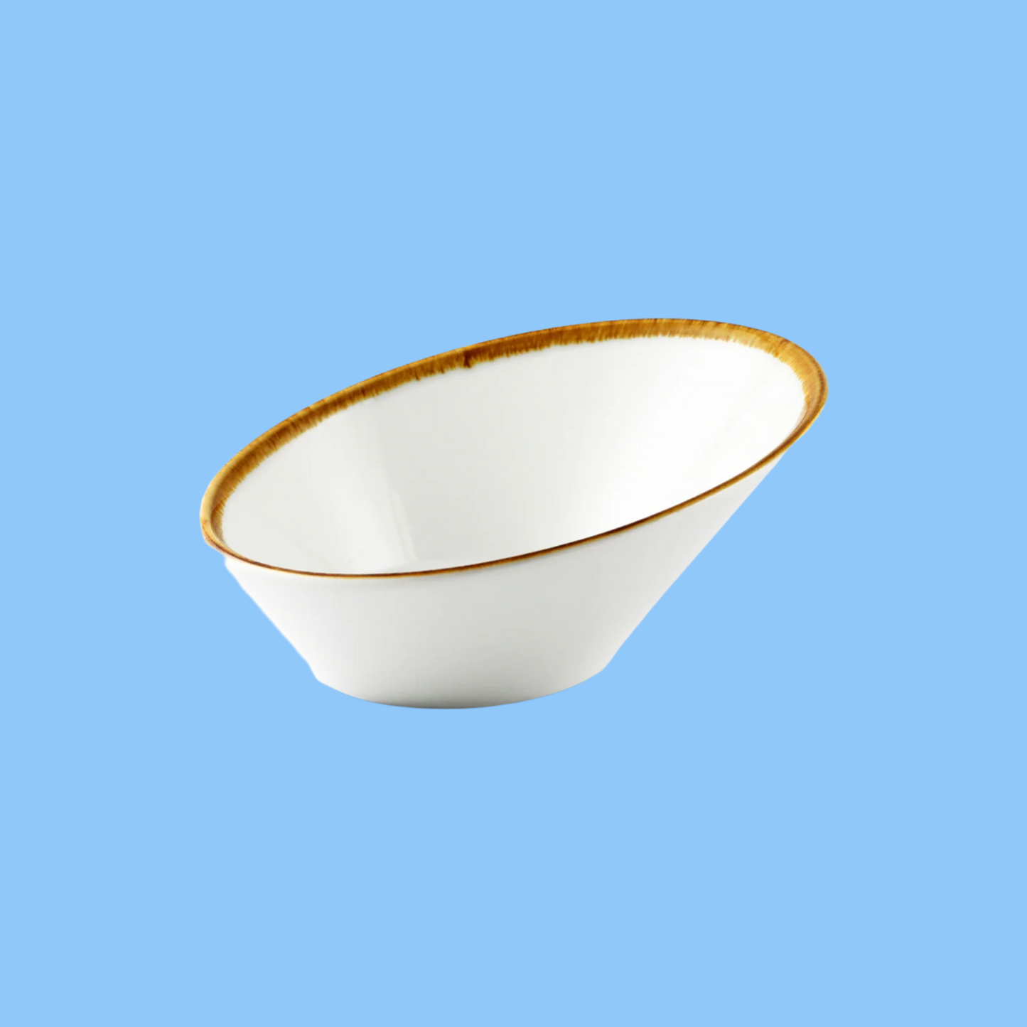 Heena's Haven Mocha Porcelain Boat Bowl 16 cm