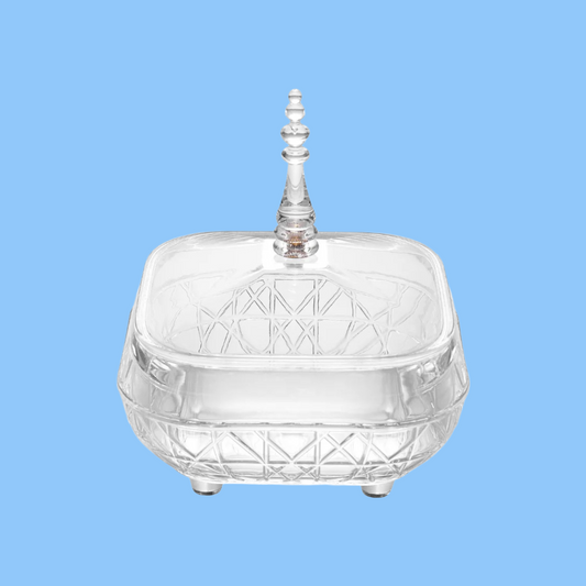 Heena's Haven Square Acrylic Date Bowl Set 11.5 cm