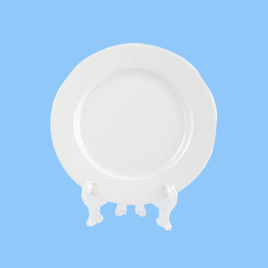 Heena's Haven 6 Piece Ivory Flat Plates Set