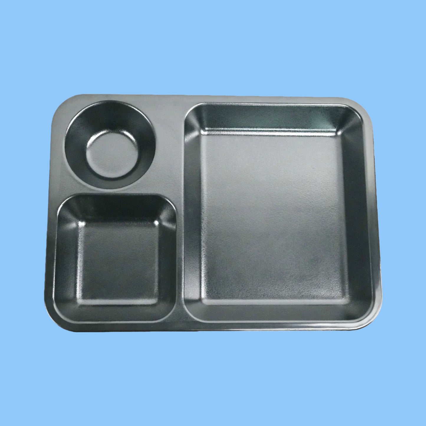 Heena's Haven Textured Melamine Square Divided Serving Tray 13.25
