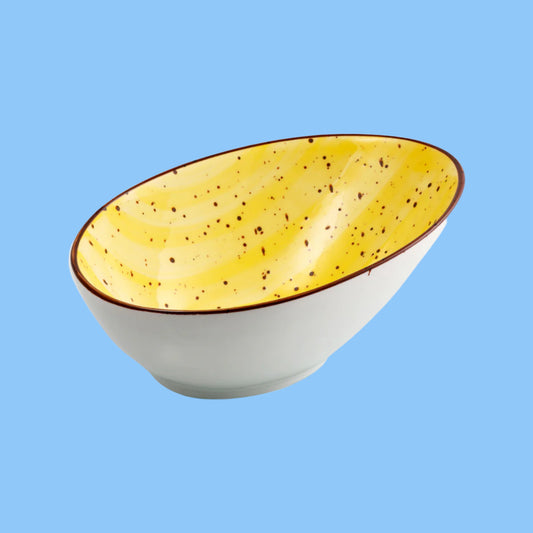 Heena's Haven Color Glaze Porcelain Boat Bowl 18 cm