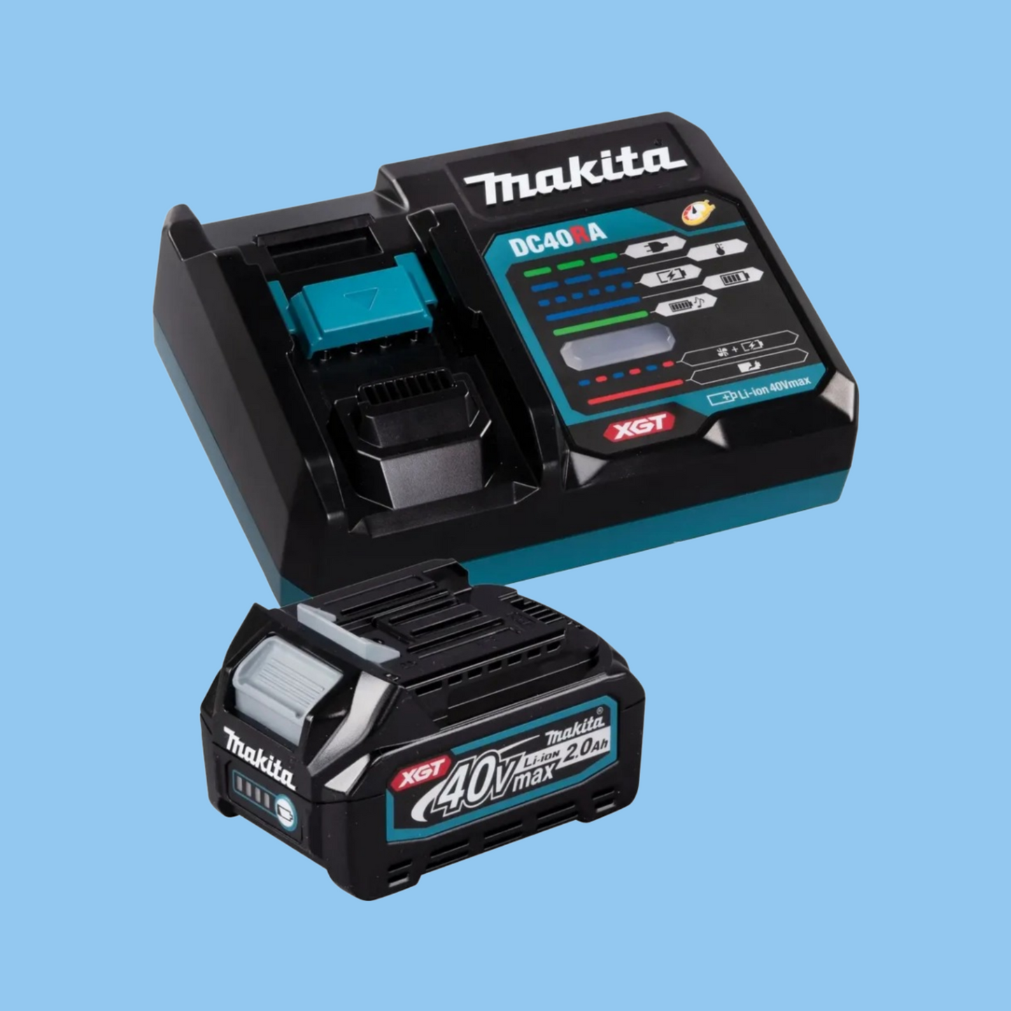 Makita Cordless Dust Blower XGT W/Battery & Charger, AS001GA101