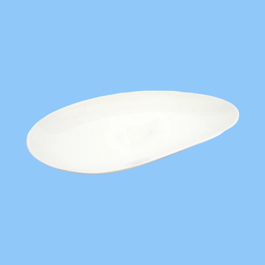 Heena's Haven Ivory Porcelain Tear Plate