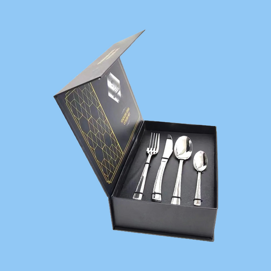 Heena's Haven Stainless Steel Cutlery 24 Pieces Set