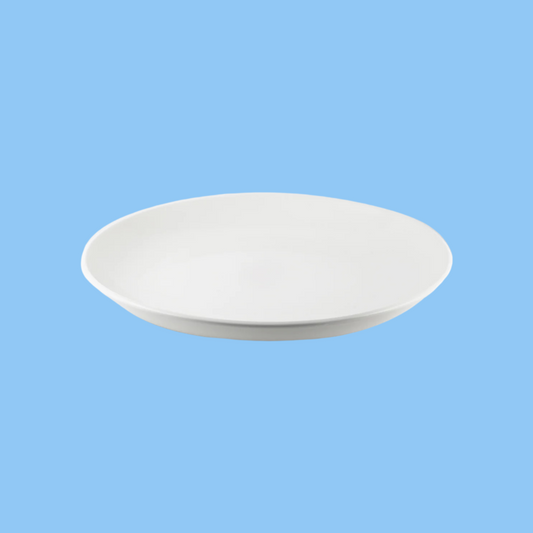 Heena's Haven Ivory Porcelain Ouzi Round Plate 45.6 cm