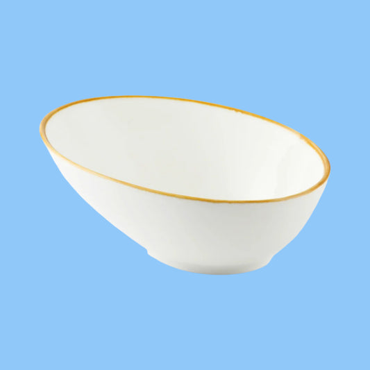 Heena's Haven Mocha Porcelain Boat Bowl 18 cm