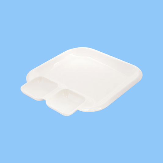 Heena's Haven Melamine Square Plate 28.5 cm x 25 cm