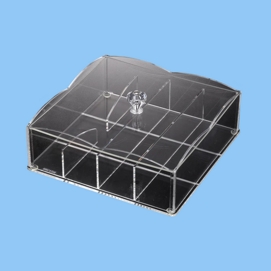 Heena's Haven Acrylic Square Cutlery Holder 24 cm