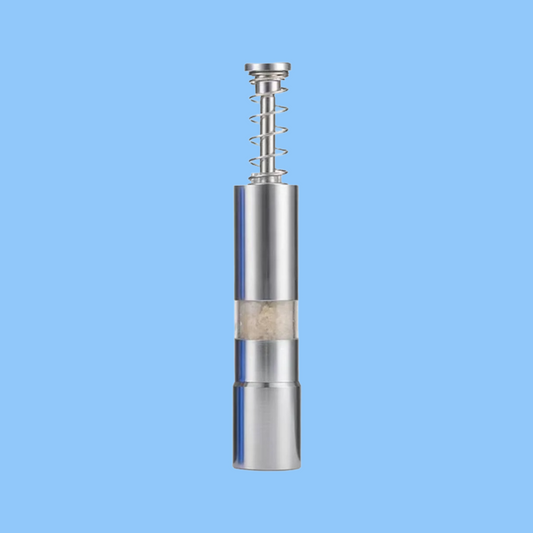 Heena's Haven Stainless Steel Pepper Mill 15 cm x 2.5 cm