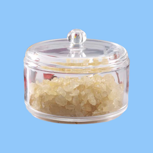 Heena's Haven Round Acrylic Serving Suger Pot with Spoon