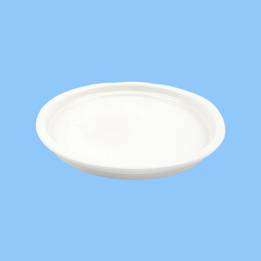 Heena's Haven Ivory Porcelain Rim Stackable Plate 9