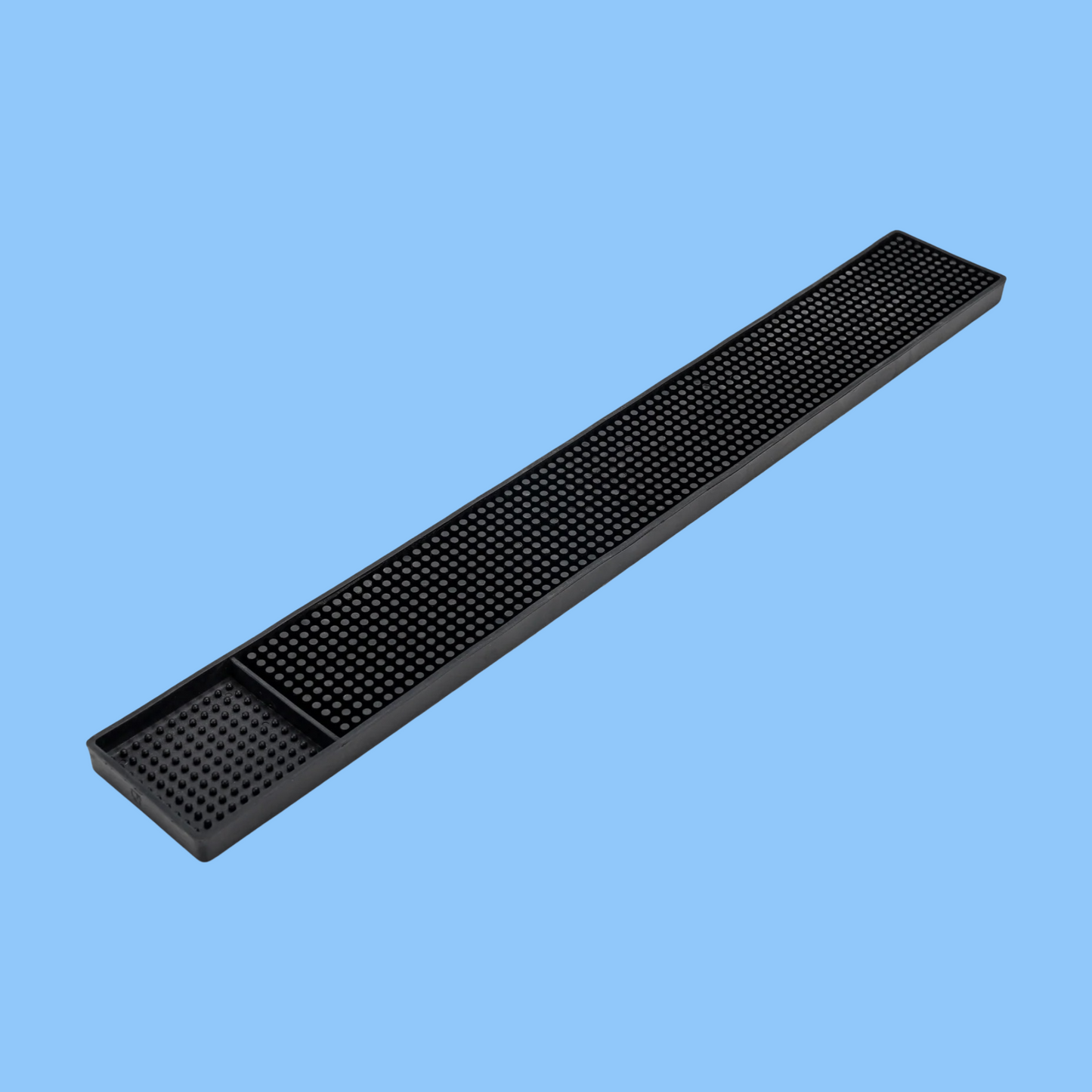 Heena's Haven Black Non-Slip Bar Rubber Mat 29.5 cm X 20 cm