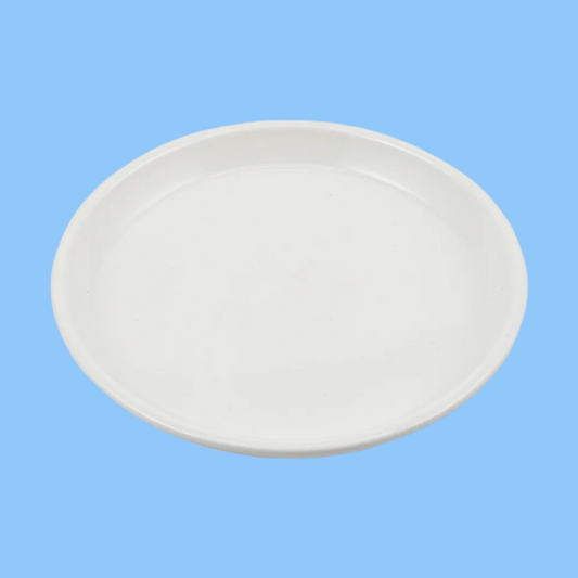 Heena's Haven Ivory Porcelain Round Flat Plate 9