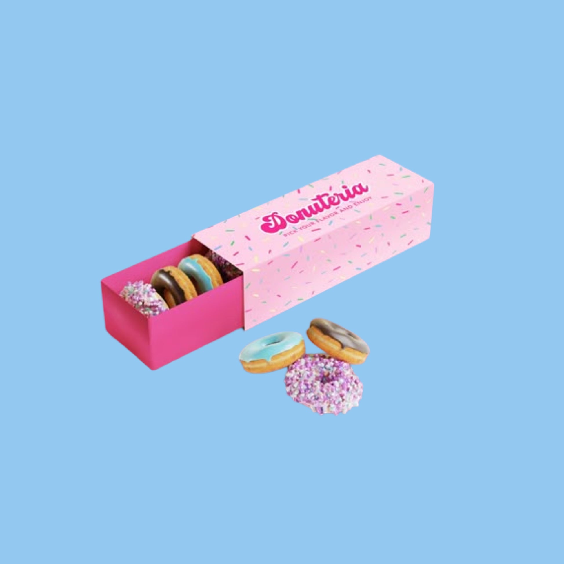 Wholesale B2B eco-kraft donut box with clear PET window